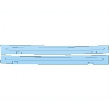PAINT PROTECTION KIT - 2019 MERCEDES CLA CLASS 250 NIGHT PACKAGE ROCKER PANELS - PRECUT PPF CLEAR BRA WRAP