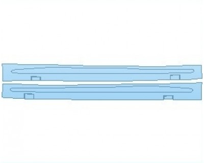 PAINT PROTECTION KIT - 2019 MERCEDES CLA CLASS 250 NIGHT PACKAGE ROCKER PANELS - PRECUT PPF CLEAR BRA WRAP
