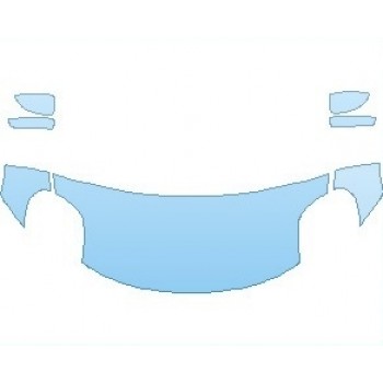 PRECUT PPF KIT - 2018 ALFA ROMEO 4C SPIDER HOOD KIT (WRAPPED EDGES)