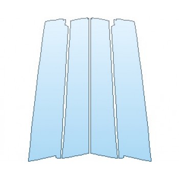 Precut PPF Kit – Clear Bra Paint Protection Film PAINT PROTECTION KIT - 2021 VOLKSWAGEN GOLF R HATCHBACK B PILLARS - PRECUT PPF CLEAR BRA WRAP