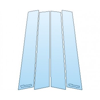 PAINT PROTECTION KIT - 2024 VOLKSWAGEN GOLF R HATCHBACK B PILLARS - PRECUT PPF CLEAR BRA WRAP