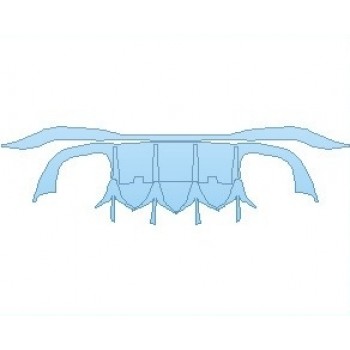 PAINT PROTECTION KIT - 2024 VOLKSWAGEN GOLF R HATCHBACK REAR DIFFUSER - PRECUT PPF CLEAR BRA WRAP