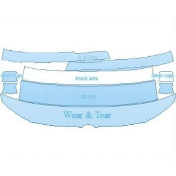 PAINT PROTECTION KIT - 2024 VOLKSWAGEN GOLF R HATCHBACK COMMON WEAR AREA KIT - PRECUT PPF CLEAR BRA WRAP