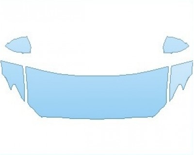 2025 VOLVO V60 MOMENTUM HOOD (WRAPPED EDGES) - PRECUT PPF CLEAR BRA WRAP