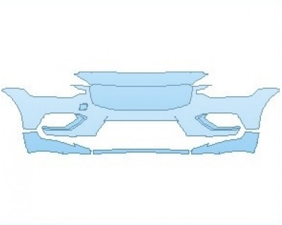 2025 VOLVO V60 MOMENTUM BUMPER - PRECUT PPF CLEAR BRA WRAP