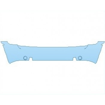 PAINT PROTECTION KIT - 2021 MINI HARDTOP JOHN COOPER WORKS GP REAR BUMPER - PRECUT PPF CLEAR BRA WRAP