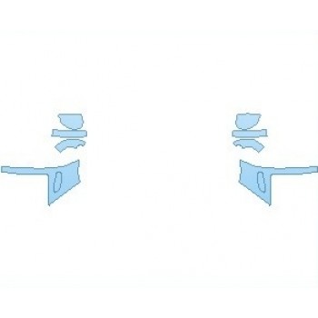 PAINT PROTECTION KIT - 2021 MINI HARDTOP JOHN COOPER WORKS GP FULL FENDERS (WRAPPED EDGES) - PRECUT PPF CLEAR BRA WRAP