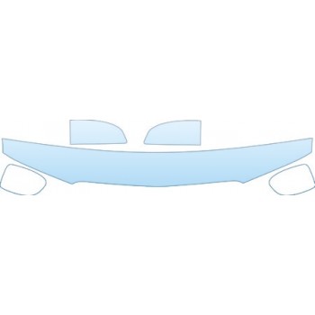 2005 CHEVROLET SUBURBAN SS  Hood Fender Mirror Kit - PRECUT PPF CLEAR BRA WRAP