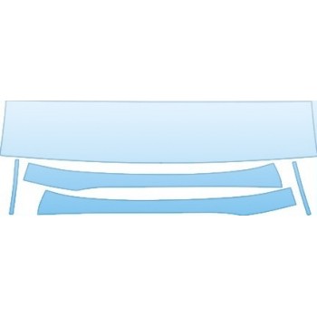 PAINT PROTECTION KIT - 2008 CHEVROLET COBALT LTZ ROOF A-PILLAR KIT - PRECUT PPF CLEAR BRA WRAP