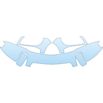 PAINT PROTECTION KIT - 2009 CHEVROLET HHR LT UPPER BUMPER KIT - PRECUT PPF CLEAR BRA WRAP