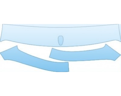 PAINT PROTECTION KIT - 2009 CHEVROLET HHR LT ROOF A-PILLAR KIT - PRECUT PPF CLEAR BRA WRAP