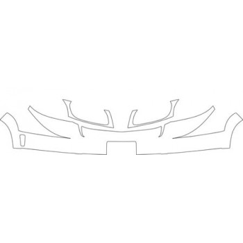 2008 CHEVROLET HHR SS  Upper Bumper With Plate Cut Out Kit