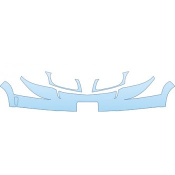 2008 CHEVROLET HHR SS  Upper Bumper With Plate Cut Out Kit