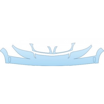 PAINT PROTECTION KIT - 2009 CHEVROLET HHR SS UPPER BUMPER KIT - PRECUT PPF CLEAR BRA WRAP