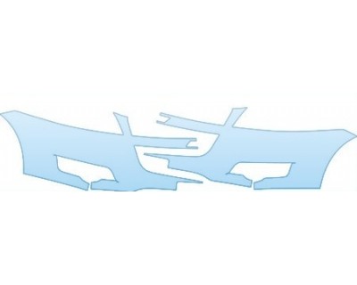 PAINT PROTECTION KIT - 2010 CHEVROLET TRAVERSE LS  BUMPER(PLATE CUT-OUT) KIT - PRECUT PPF CLEAR BRA WRAP