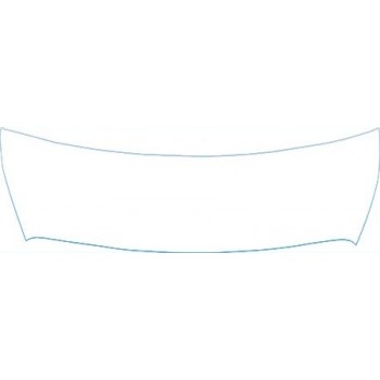 PAINT PROTECTION KIT - 2005 DODGE NEON BASE MODEL REAR BUMPER DECK KIT - PRECUT PPF CLEAR BRA WRAP