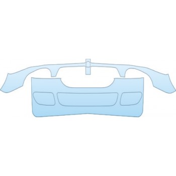 PAINT PROTECTION KIT - 2004 DODGE NEON BASE MODEL BUMPER KIT - PRECUT PPF CLEAR BRA WRAP