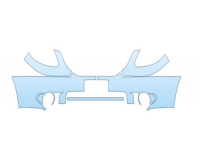 PAINT PROTECTION KIT - 2006 DODGE GRAND CARAVAN SXT BUMPER KIT - PRECUT PPF CLEAR BRA WRAP