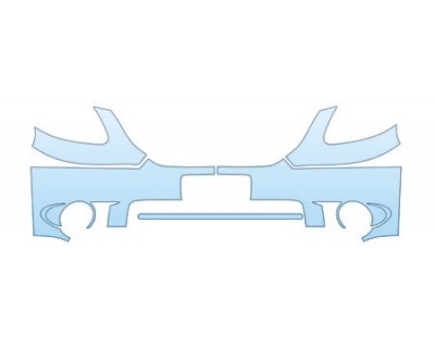 PAINT PROTECTION KIT - 2006 DODGE GRAND CARAVAN SXT BUMPER KIT - PRECUT PPF CLEAR BRA WRAP