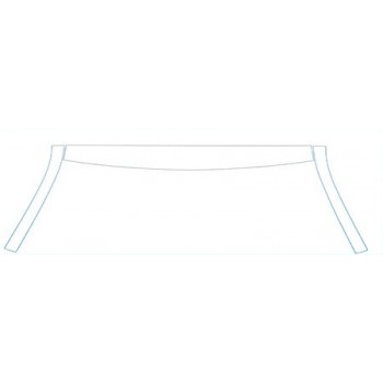 PAINT PROTECTION KIT - 2008 CHRYSLER TOWN &AMP; COUNTRY TOURING ROOF A-PILLARS KIT - PRECUT PPF CLEAR BRA WRAP