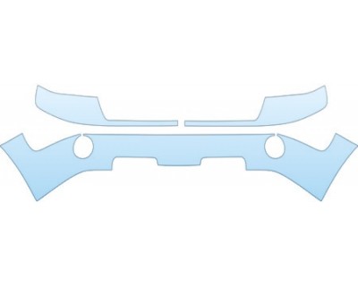 PAINT PROTECTION KIT - 2005 DODGE DAKOTA SXT BUMPER KIT - PRECUT PPF CLEAR BRA WRAP