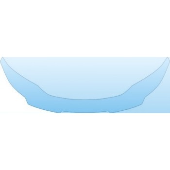PAINT PROTECTION KIT - 2010 DODGE DAKOTA SLT CREW UPPER BUMPER KIT - PRECUT PPF CLEAR BRA WRAP