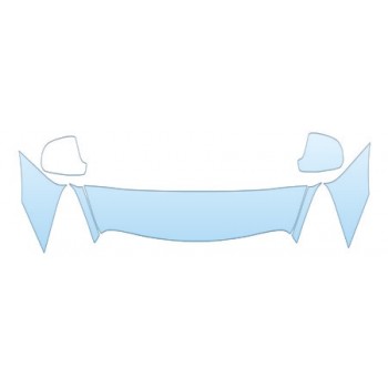2005 DODGE DURANGO SXT  Hood Fender Mirror Kit - PRECUT PPF CLEAR BRA WRAP