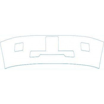 PAINT PROTECTION KIT - 2011 DODGE RAM TRX 1500 LOWER BUMPER WITH PLATE CUT OUT KIT - PRECUT PPF CLEAR BRA WRAP