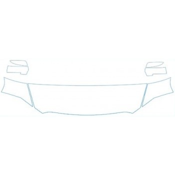 PAINT PROTECTION KIT - 2011 DODGE RAM TRX 1500 HOOD FENDER MIRROR KIT - PRECUT PPF CLEAR BRA WRAP