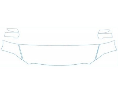 PAINT PROTECTION KIT - 2011 DODGE RAM LARAMIE 1500 HOOD FENDER MIRROR KIT - PRECUT PPF CLEAR BRA WRAP