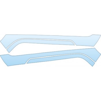 PAINT PROTECTION KIT - 2004 DODGE SPRINTER VAN A-PILLARS KIT - PRECUT PPF CLEAR BRA WRAP