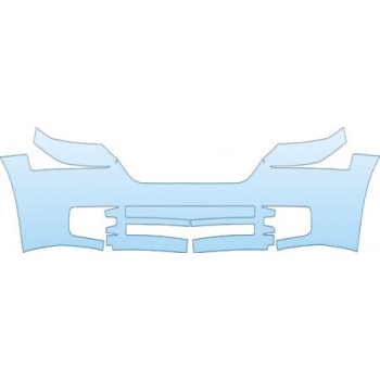 PAINT PROTECTION KIT - 2005 DODGE MAGNUM SE BUMPER KIT - PRECUT PPF CLEAR BRA WRAP