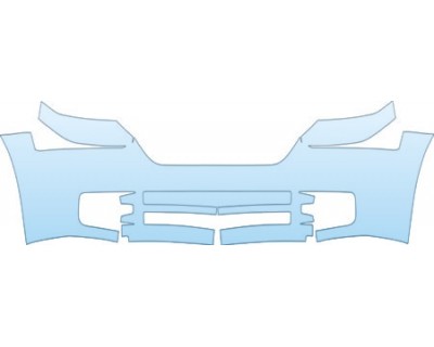 PAINT PROTECTION KIT - 2005 DODGE MAGNUM SE BUMPER KIT - PRECUT PPF CLEAR BRA WRAP