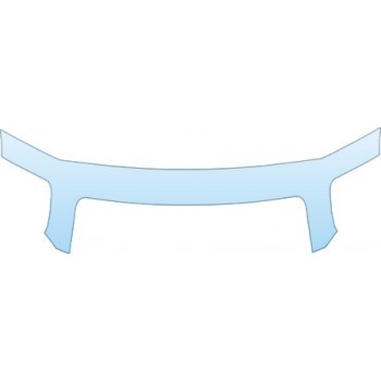 PAINT PROTECTION KIT - 2008 DODGE MAGNUM SE UPPER BUMPER KIT - PRECUT PPF CLEAR BRA WRAP