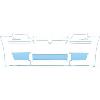 PAINT PROTECTION KIT - 2008 DODGE MAGNUM SE LOWER BUMPER KIT - PRECUT PPF CLEAR BRA WRAP
