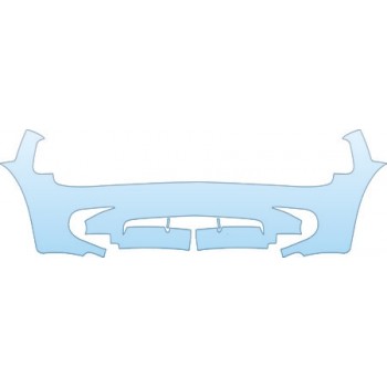PAINT PROTECTION KIT - 2006 DODGE CHARGER DAYTONA-RT LOWER BUMPER KIT - PRECUT PPF CLEAR BRA WRAP
