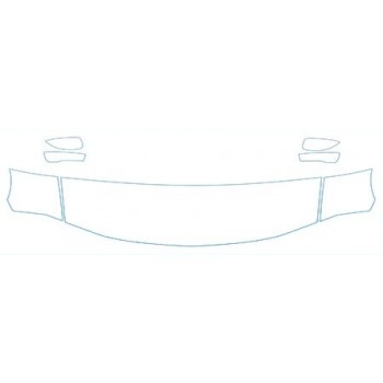 2006 DODGE CHARGER SXT  Hood Fender Mirror Kit - PRECUT PPF CLEAR BRA WRAP