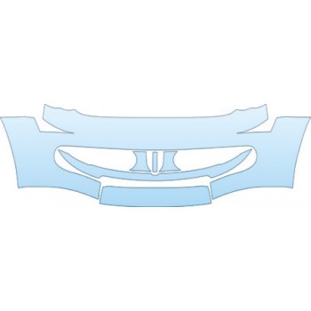 PAINT PROTECTION KIT - 2005 DODGE RAM SRT10 UPPER BUMPER KIT - PRECUT PPF CLEAR BRA WRAP