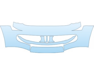 PAINT PROTECTION KIT - 2005 DODGE RAM SRT10 UPPER BUMPER KIT - PRECUT PPF CLEAR BRA WRAP