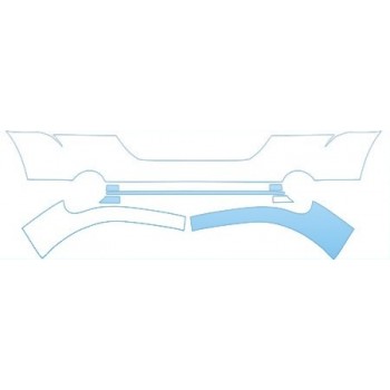 PAINT PROTECTION KIT - 2007 DODGE CALIBER SXT BUMPER KIT - PRECUT PPF CLEAR BRA WRAP