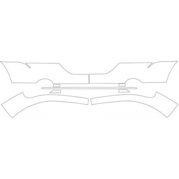 2011 DODGE CALIBER RUSH  Bumper With Plate Cut Out Kit