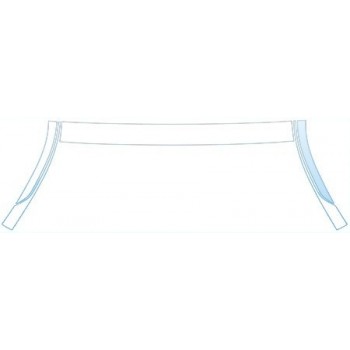 PAINT PROTECTION KIT - 2011 DODGE CALIBER MAINSTREET  ROOF A-PILLAR KIT - PRECUT PPF CLEAR BRA WRAP