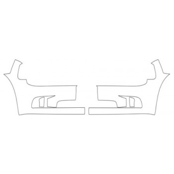 2009 DODGE CHARGER SRT8  Lower Bumper (plate Cut Out) Kit