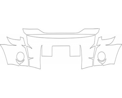 2009 DODGE NITRO SXT  Upper Bumper With Plate Cut Out Kit