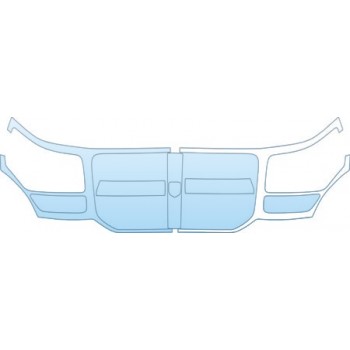 PAINT PROTECTION KIT - 2009 DODGE NITRO SLT GRILLE KIT - PRECUT PPF CLEAR BRA WRAP