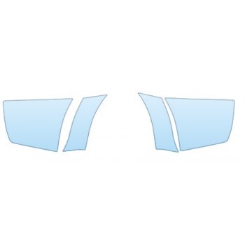 PAINT PROTECTION KIT - 2009 DODGE NITRO RT SPLASH AND FLARE KIT - PRECUT PPF CLEAR BRA WRAP