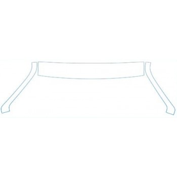 PAINT PROTECTION KIT - 2009 DODGE NITRO RT ROOF A-PILLAR KIT - PRECUT PPF CLEAR BRA WRAP