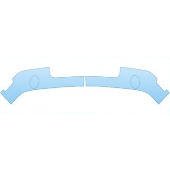 PAINT PROTECTION KIT - 2009 DODGE CHALLENGER SXT LOWER BUMPER KIT - PRECUT PPF CLEAR BRA WRAP
