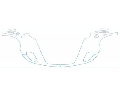 PAINT PROTECTION KIT - 2009 FERRARI F430 CONVERTIBLE FULL FENDERS MIRRORS KIT - PRECUT PPF CLEAR BRA WRAP
