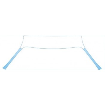 PAINT PROTECTION KIT - 2007 FERRARI F430 COUPE ROOF A-PILLAR KIT - PRECUT PPF CLEAR BRA WRAP